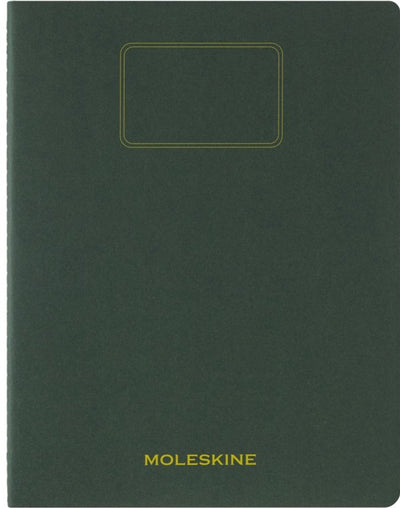 Moleskine schrift student xxl - zachte kraft - gelinieerd - mirte groen