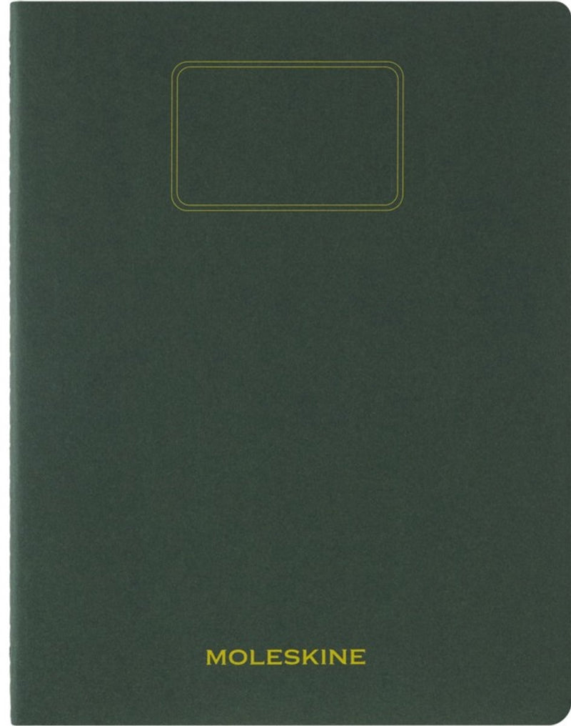 Moleskine schrift student xxl - zachte kraft - gelinieerd - mirte groen