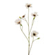 Roberts collection kunstbloem klaprozen wit 90cm