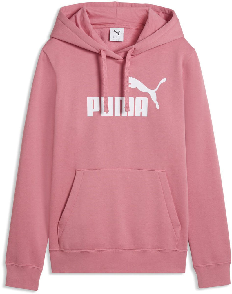 Puma ess no. 1 logo hoodie fl (s) dames trui - wild pink