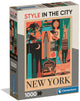 Clementoni legpuzzel style in the city new york - puzzel 1000 stukjes - jigsaw puzzle - compact box - legpuzzels en puzzels voor volwassenen