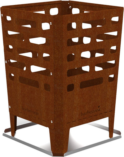 Barbecook jill - vuurkorf - cortenstaal - 38x38x55cm