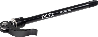 Acid thru axle for bicycle trailer