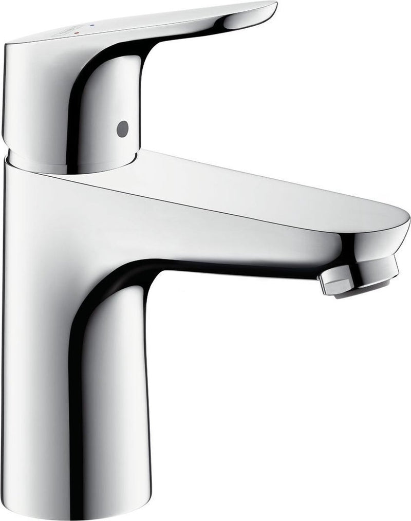 Hansgrohe focus - wastafelmengkraan - ééngreeps bediening - zonder waste - 100mm - chroom