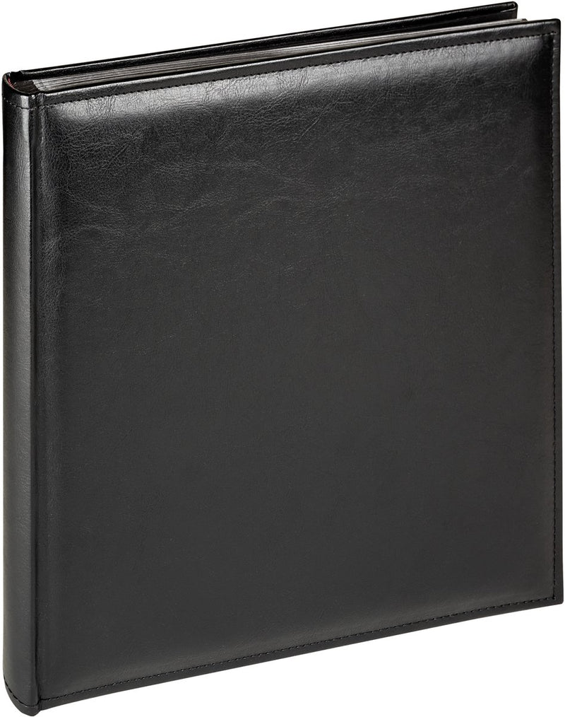 Walther fa-386-b deluxe - classic album - formaat 28x30,5 cm x 50 zwarte pagina's - zwart