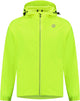 Rogelli commuter core regenjas unisex - waterdicht - fluorgeel - l