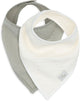 Jollein baby slab bandana - hydrofiel - slabbetjes baby - 2 stuks - olive green oatmeal
