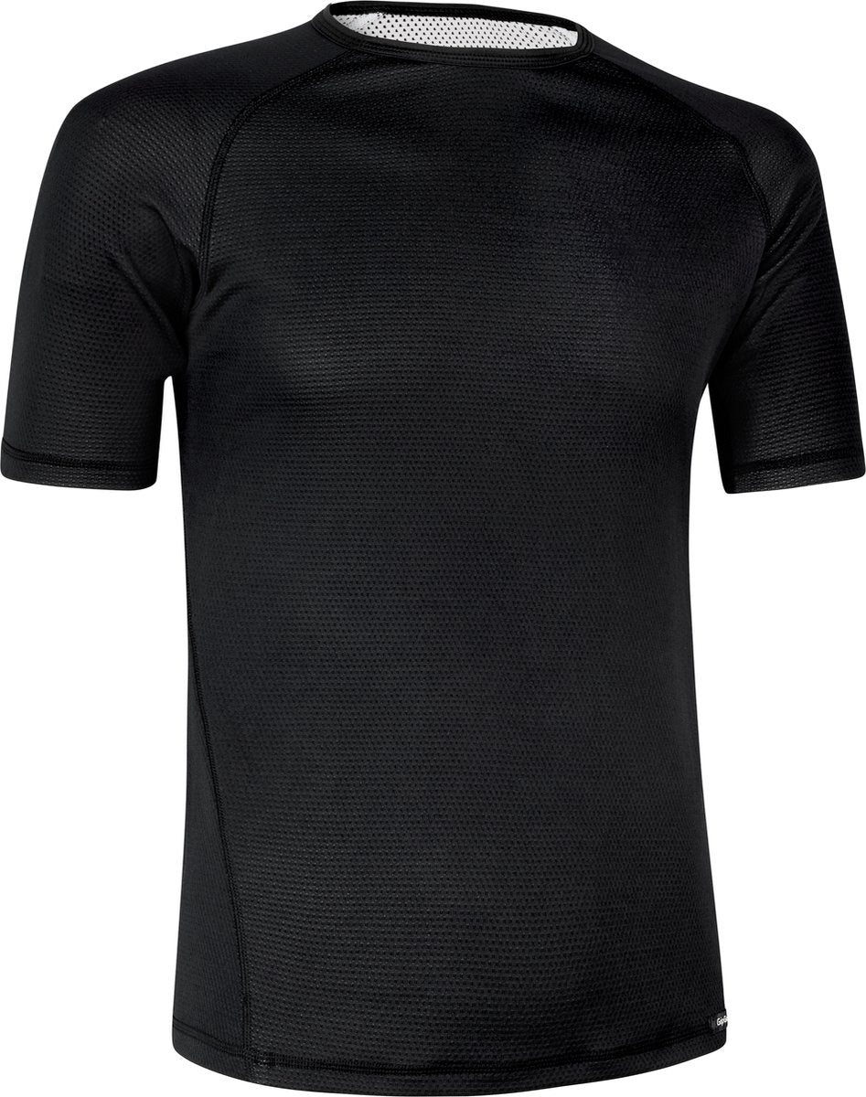 Gripgrab - ride thermal korte mouw lente herfst fiets ondershirt polygiene base layer thermoshirt - zwart - heren - maat xxl