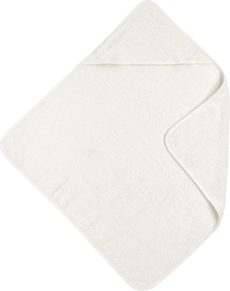 Meyco baby uni badcape - badstof - offwhite - 75x75cm