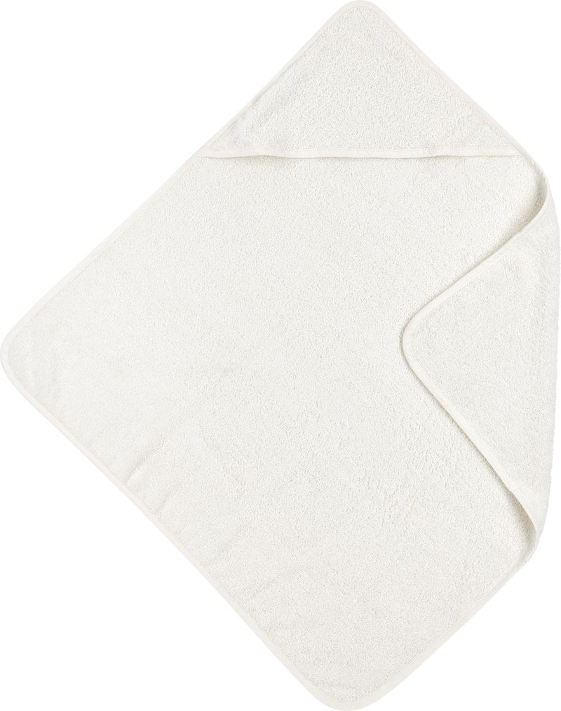 Meyco baby uni badcape - badstof - offwhite - 75x75cm