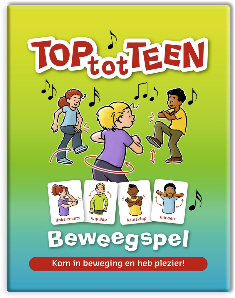 Briljant uitgeverij top tot teen beweegspel - voor de hele familie - 4+ jaar