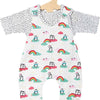 Heless poppen romper pinguin met t-shirt, 28-35 cm