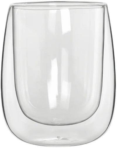Bialetti verona dubbelwandige glazen 250 ml – set van 2 – borosilicaatglas – koffie- en theeglazen – vaatwasserbestendig