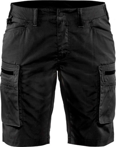 Blåkläder blaklader dames service short met stretch 7149-1845 - zwart - c46