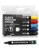 Creativ company cc glas- en porseleinstift zonder pomppunt set basis 6 stuks
