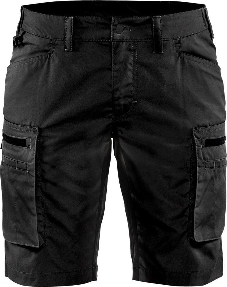 Blåkläder blaklader dames service short met stretch 7149-1845 - zwart - c42