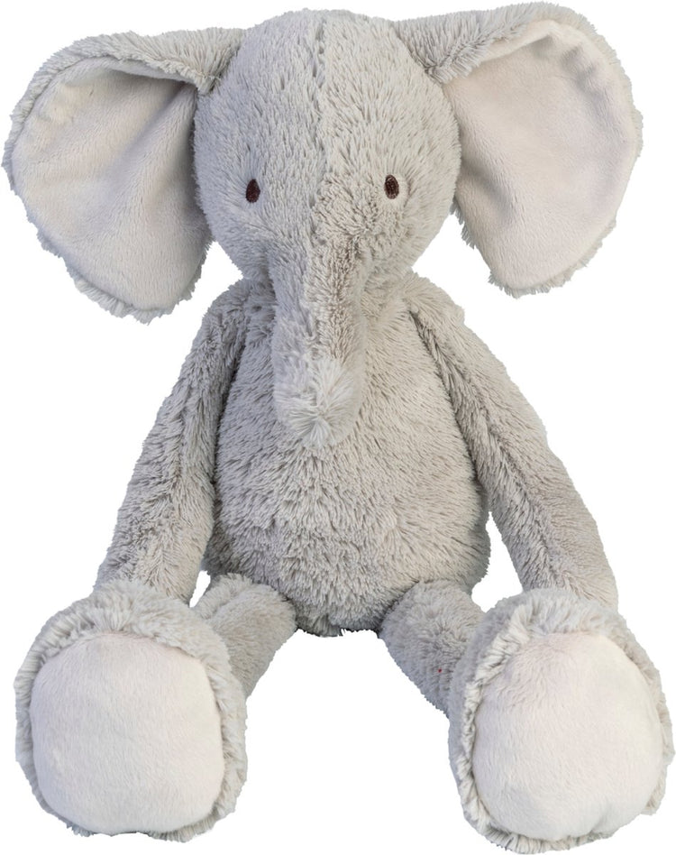 Happy horse olifant enzo knuffel 48cm - grijs - baby knuffel