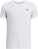 Under armour ua b sportstyle lc ss unisex sportshirt - wit - zwart