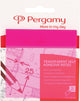 Pergamy transparante notes | ft 76 x 76 mm | 50 vel | roze