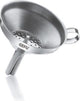 Gefu versare vultrechter - rvs trechter met zeef - 10,5 cm