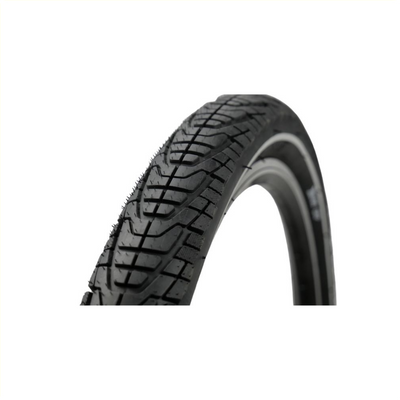Buitenbandbeyond by-122 kleur:zwart met reflectie maat: 28x2.0 etrto 50-622