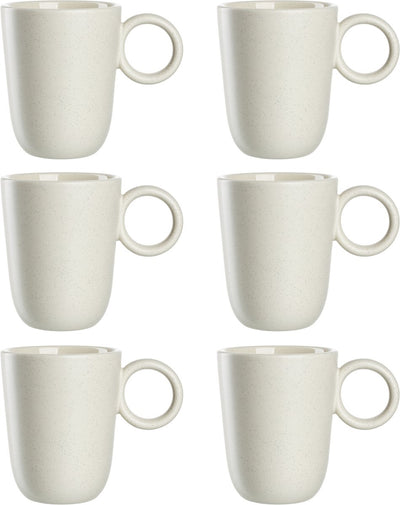 Leonardo roma mok 400ml creme - set 6