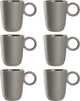 Leonardo roma mok 400ml taupe - set 6