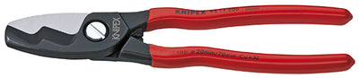 Knipex kabelschaar met dubbele snijkanten met kunststof bekleed 200 mm - 9511200