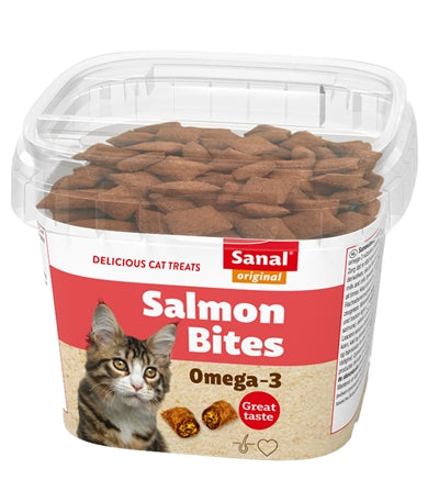 Sanal Cat salmon bites cup