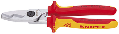 Knipex kabelschaar vde met dubbele snijkanten 9516200 kniptang