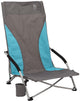 Bo-camp - strandstoel - compact - hoog - blauw grijs