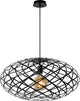 Lucide wolfram - hanglamp - ø 65 cm - 1xe27 - zwart