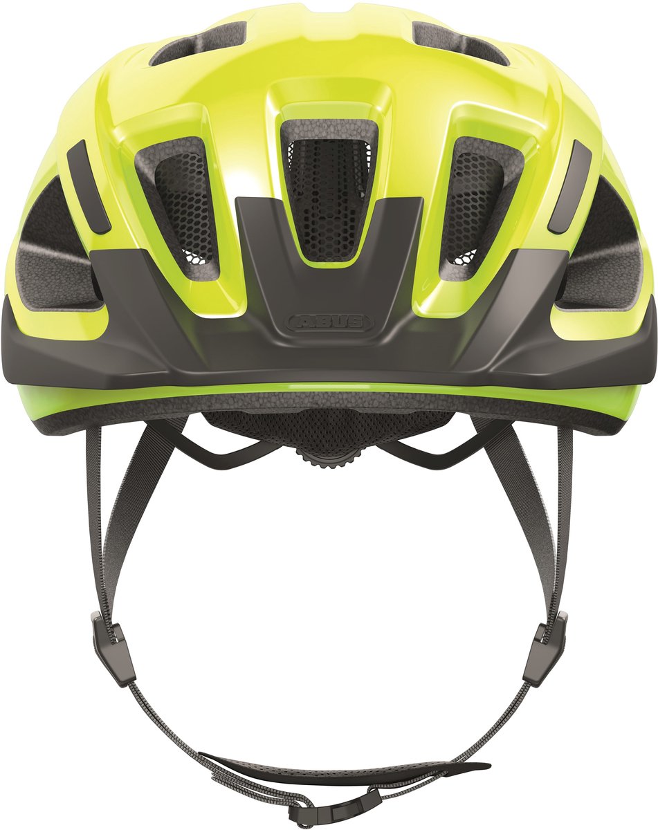Abus fietshelm aduro 3.0 signal yellow l - 58-62 cm - geel - geschikt voor gebruik op elektrische fietsen - stadsfietsen - 320 g