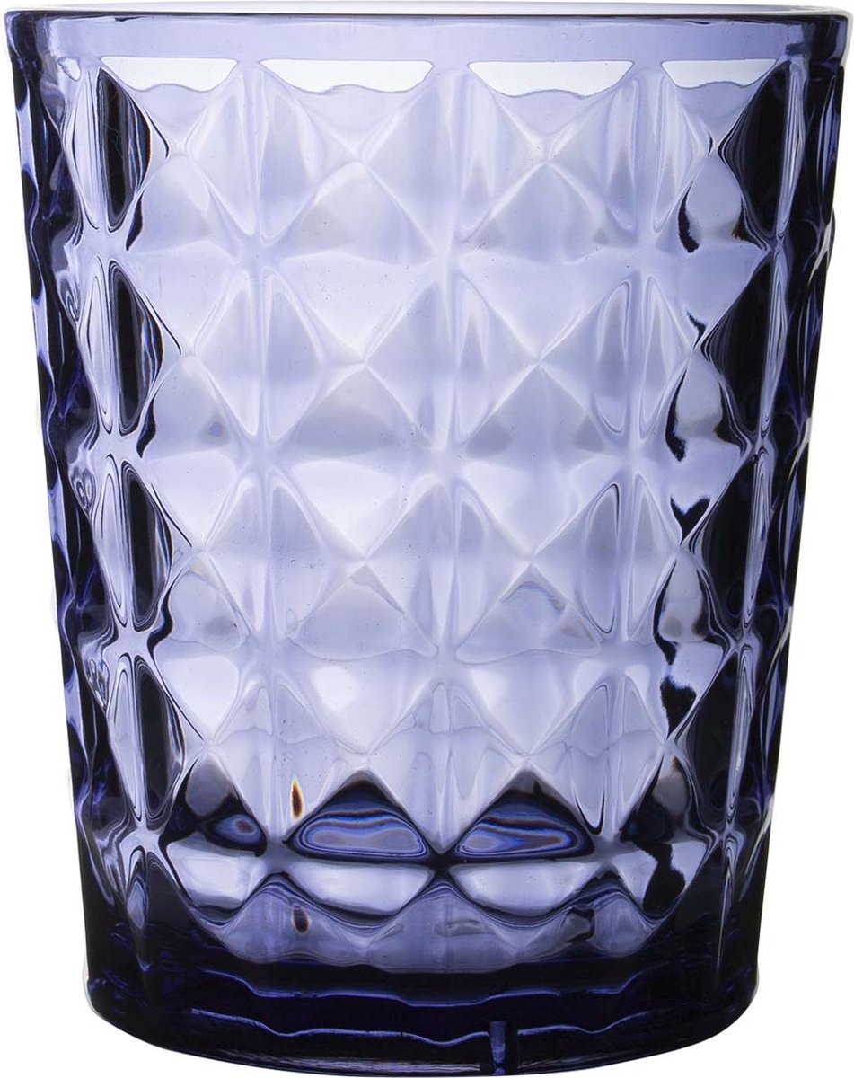 Gimex - stone line - waterglas - azure - 480 ml - 2 stuks