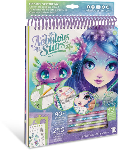 Nebulous stars -creatief schetsboek -nenuphia - tekenen en kleuren
