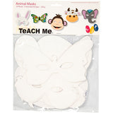 Creotime https: www.cchobby.nl dierenmaskers-h-13-24-cm-b-20-28-cm-230-gr-wit-16-stuk-1-doos - afbeelding 2