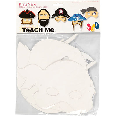 Https: www.cchobby.nl piratenmaskers-h-16-26-cm-b-17-5-26-5-cm-230-gr-wit-16-stuk-1-doos