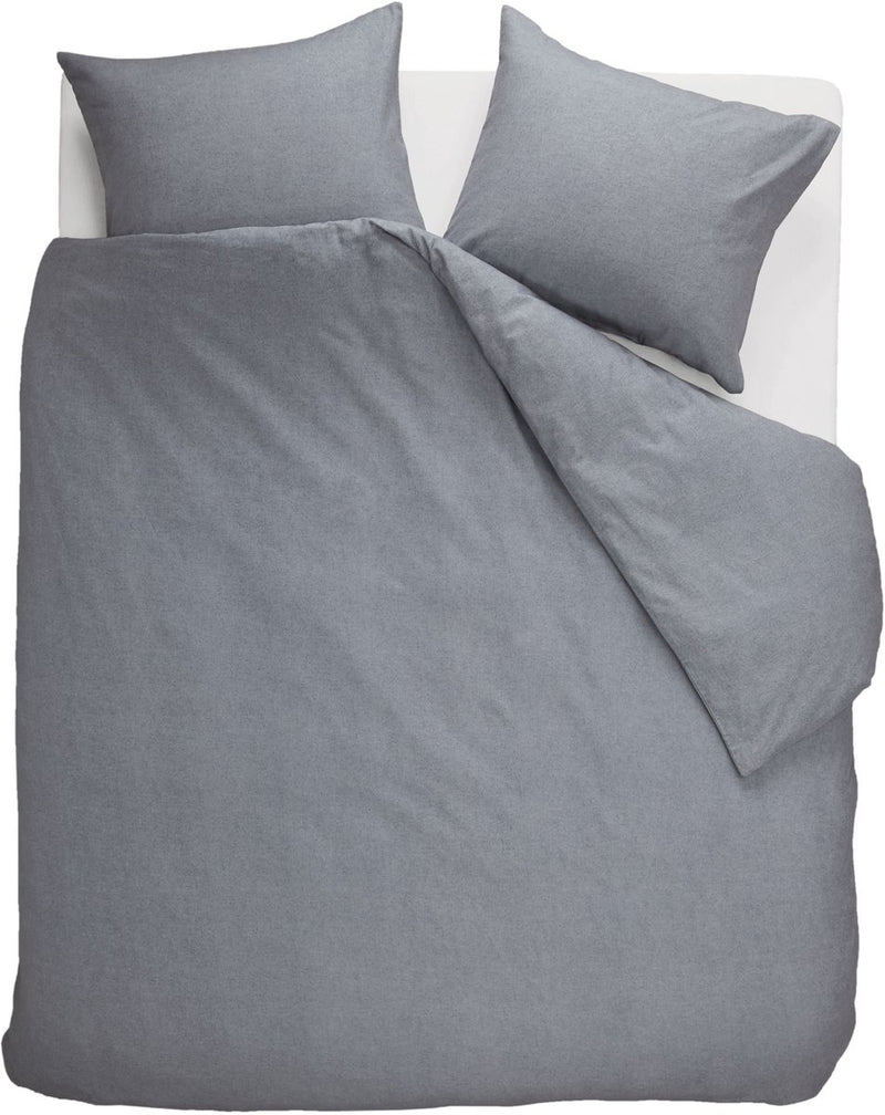 Beddinghouse frost dekbedovertrek - tweepersoons - 200 x 200 220 cm - blauwgrijs
