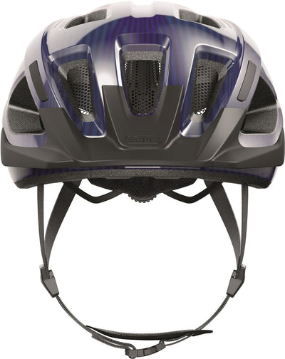 Abus fietshelm aduro 3.0 purple waves l - 58-62 cm - paars - geschikt voor gebruik op elektrische fietsen - stadsfietsen - 320 g