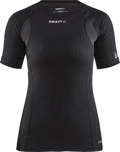 Craft active extreme x rn ss w dames thermoshirt - zwart