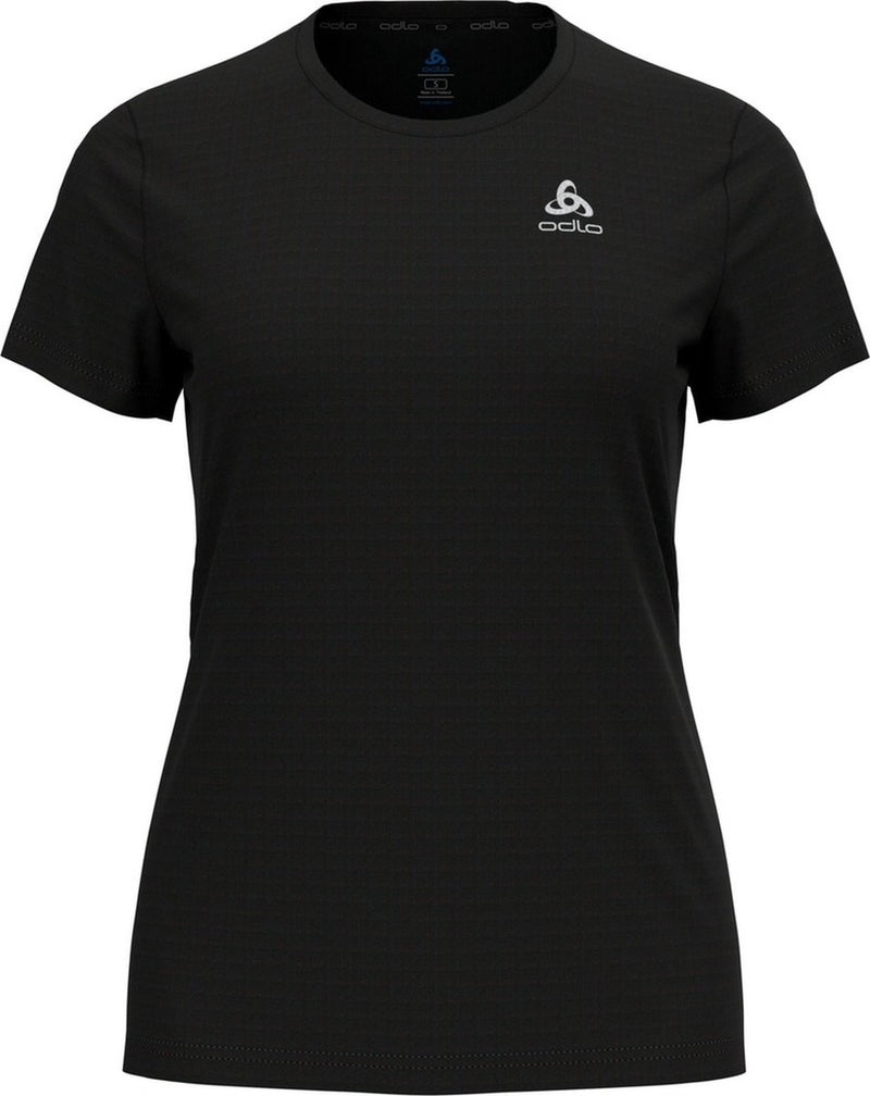Odlo essential flyer hardloopshirt - vrouwen - zwart - l