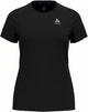 Odlo essential flyer hardloopshirt - vrouwen - zwart - m