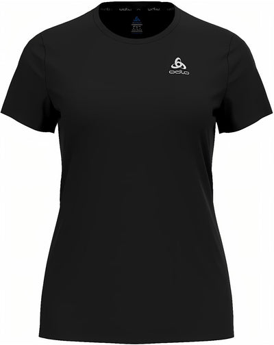 Odlo essential flyer hardloopshirt - vrouwen - zwart - l