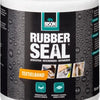 Bison rubber seal textielband - afdichten beschermen en repareren, textieltape 10 cm x 10 m, werkt goed met rubber seal, oppervlakken waterdicht maken