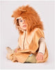 Den goda fen verkleedkledij leeuw - mini cape met capuchon - 86 110cm - 1 4 jaar - bruin