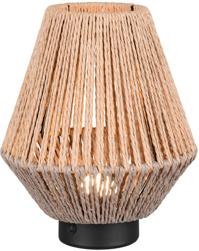 Rl live your light reality lira - tafellamp - naturel - incl. 1x smd 1,5 w - 4-stappen touch - usb-aansluiting - oplaadbaar - snoerloos