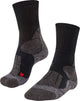 Falke tk1 anti-blaar dik wol functioneel materiaal wandelsokken dames zwart - maat 35-36