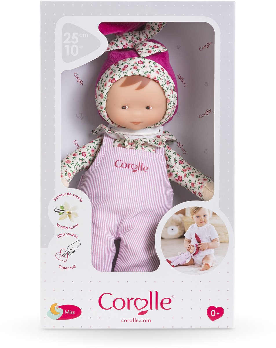 Corolle mon doudou miss chic rose grenadine babypop - 25cm