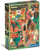 Clementoni - puzzel - 1000 stukjes - dieren en botanische illustraties - puzzel voor volwassenen