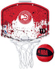 Wilson nba hawks minibasketbalset met bal en mini-basket veelkleurig